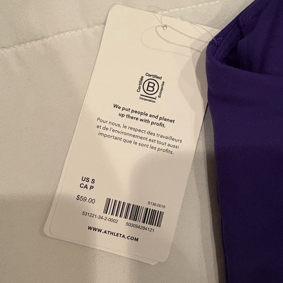 Athleta Conscious Crop Workout Top - Picture 6 of 8